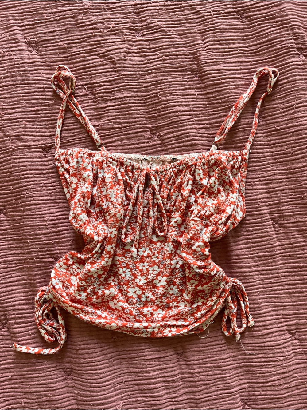 Floral Y2K tank top